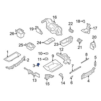 BMW OE - Fender Liner Screw