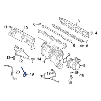 BMW OE - Turbocharger Coolant Line
