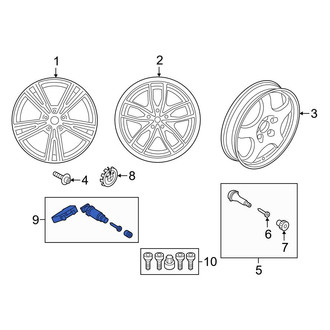 BMW OE - Tire Pressure Monitoring System (TPMS) Sensor