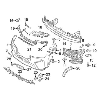 BMW OE - Front Bumper & Grille - Bumper & Components (xDrive45 / xDrive60)