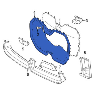 BMW OE - Front Grille Molding
