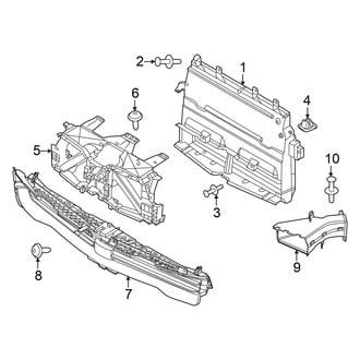 BMW OE - Radiator Support - Air Intake