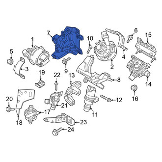 BMW OE - Front Drive Motor Coolant Pump Bracket