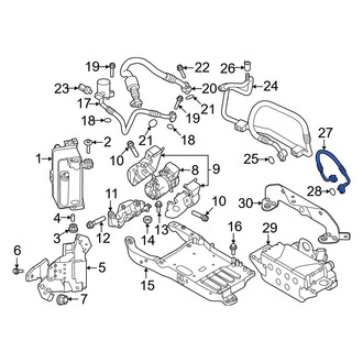 BMW OE - Front A/C Refrigerant Liquid Hose