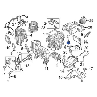 BMW OE - HVAC Air Inlet Door Actuator