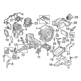 BMW OE - Air Conditioner & Heater - Evaporator & Heater Components