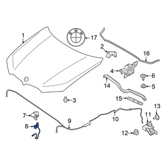 BMW OE - Front Right Hood Latch