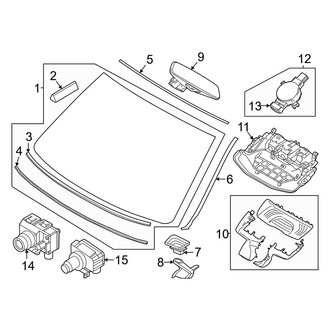 BMW OE - Windshield - Glass (With Active Driving Assistant Pro)