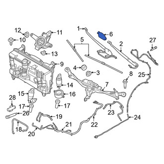 BMW OE - Front Wiper Arm Cover