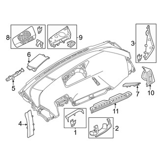 BMW OE - Instrument Panel Components (Upper)
