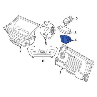 BMW OE - Hazard Warning Switch