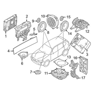 BMW OE - Instrument Panel - Sound System (Harman Kardon 18-Speaker)