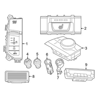 BMW OE - Center Console (Control Panel, Lights & Switches)
