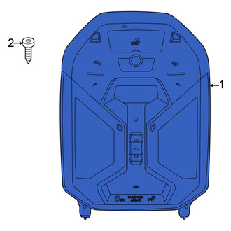 BMW OE - Upper Overhead Console