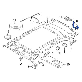 BMW OE - Rear Left Liftgate Hinge Cover