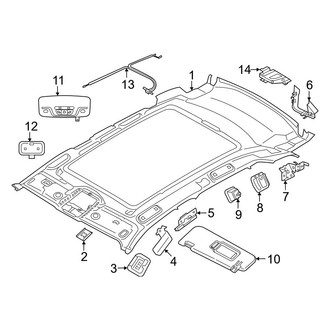 BMW OE - Roof - Interior Trim (With Panoramic Roof)
