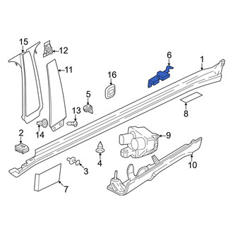 BMW OE - Right Rocker Panel Molding Trim Insert