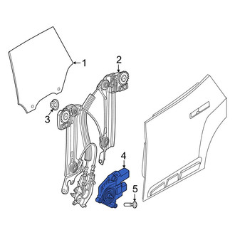 BMW OE - Rear Right Window Motor