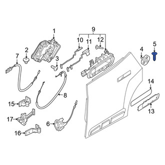 BMW OE - Door Lock Striker Plate Screw