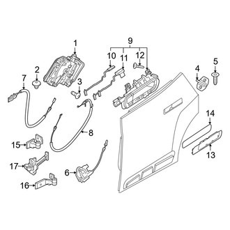 BMW OE - Rear Door - Lock & Hardware