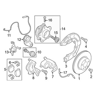 BMW OE - Rear Suspension - Brake Components