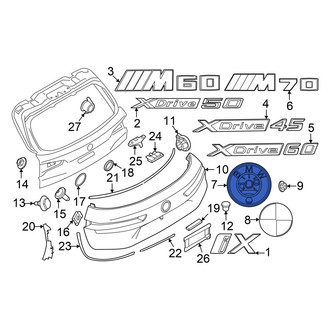 BMW OE - Rear Hatch Emblem