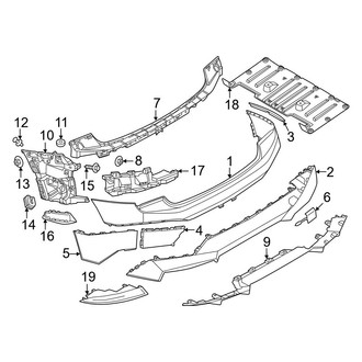 BMW OE - Rear Bumper - Bumper & Components (Bumper Cover & Components), (xDrive50)