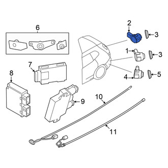 BMW OE - Rear Inner Parking Aid Sensor