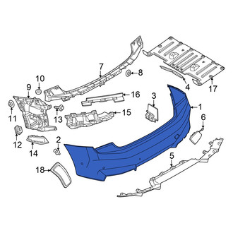 BMW OE - Rear Bumper Cover