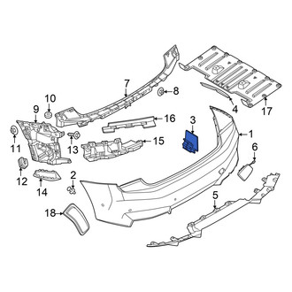 BMW OE - Bumper Cover Retainer