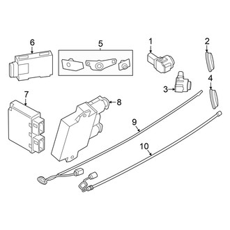 BMW OE - Rear Bumper - Electrical Components (xDrive45 / xDrive60)