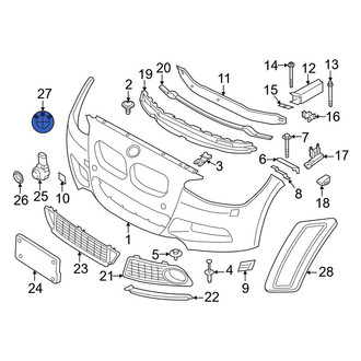 BMW OE - Front Bumper Cover Emblem