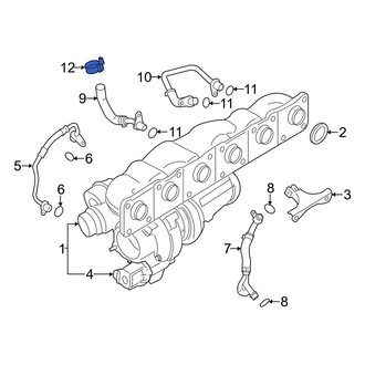 BMW OE - Turbocharger Coolant Line Clamp