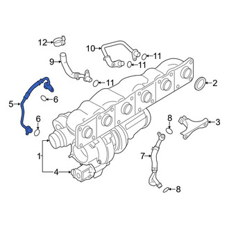 BMW OE - Turbocharger Oil Line