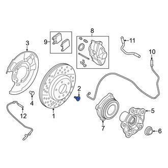 BMW OE - Disc Brake Rotor Bolt