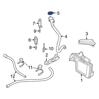 BMW OE - Front Washer Fluid Reservoir Cap