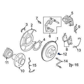 BMW OE - Rear Wheel Bearing Bolt