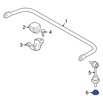 BMW OE - Suspension Shock Absorber Mount Nut