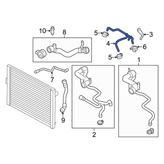 BMW OE - Engine Coolant Overflow Hose