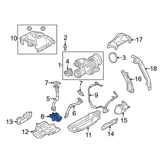 BMW OE - Turbocharger Oil Line Adapter