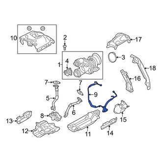 BMW OE - Turbocharger Oil Line