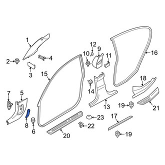 BMW OE - Front Hood Release Handle