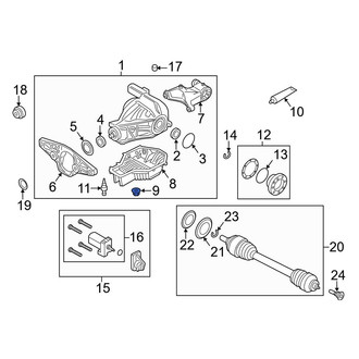 BMW OE - Rear Differential Drain Plug