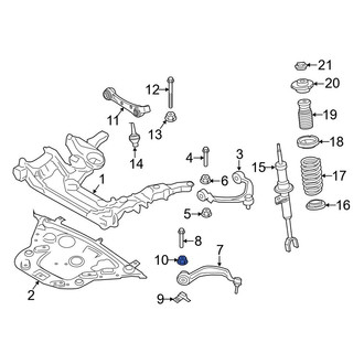 BMW OE - Lower Suspension Control Arm Nut