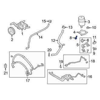 BMW OE - Power Steering Pump Reservoir Bolt