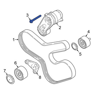 BMW OE - Belt Tensioner Bolt