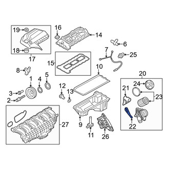 BMW OE - Engine Oil Filter Housing Gasket
