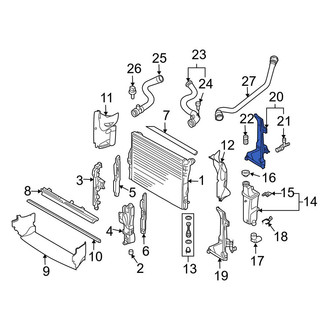 BMW OE - Radiator Mount Bracket