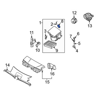 BMW OE - Air Filter Housing Gasket