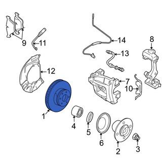 BMW OE - Front Disc Brake Rotor